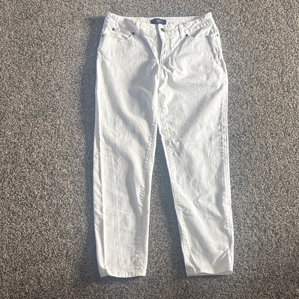 Talbots White Denim Jeans